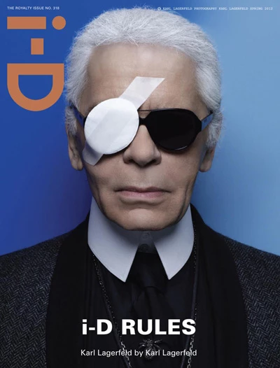 O Karl Lagerfeld στo περιοδικό i-D