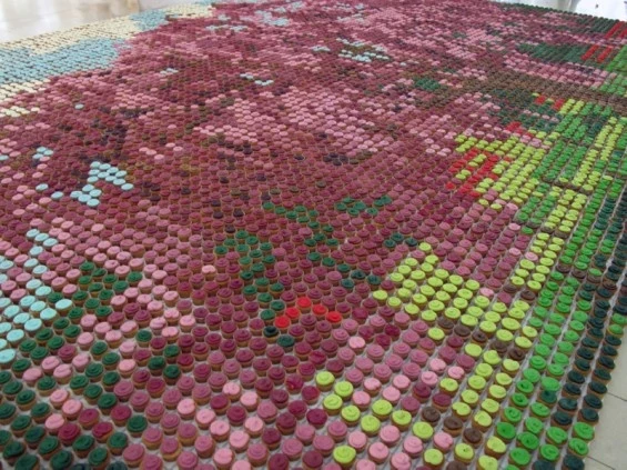 Μια ανθισμένη κερασιά από 10.000 cupcakes!  - εικόνα 5