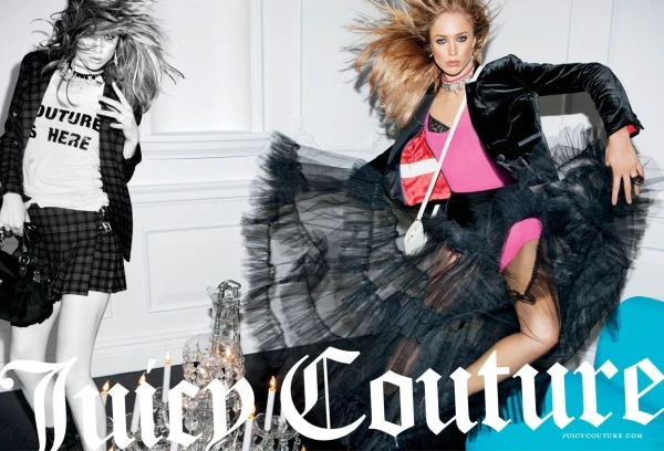 H Raquel Zimmermann στην καμπάνια της Juicy Couture